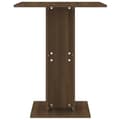 Miniatyrbillede 5 af 7: Bistrobord 60x60x75 cm konstrueret træ brun egetræ - Bistrobord - Bistroborde - Home & Living