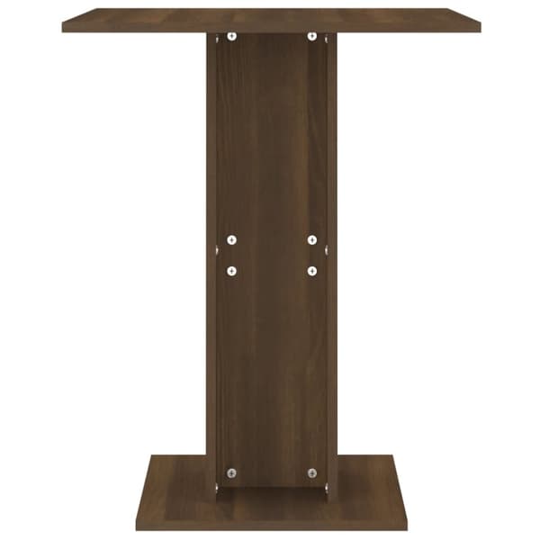 Bistrobord 60x60x75 cm konstrueret træ brun egetræ - Bistrobord - Bistroborde - Home & Living