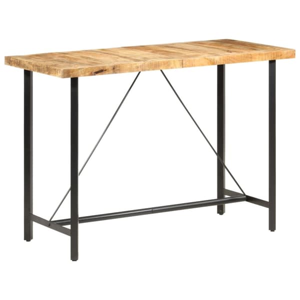 Barbord 150x70x107 cm grovt mangoträ - Matbord - Matsalsbord - Home & Living