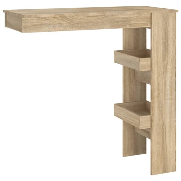 Barbord väggmonterat sonoma-ek 102x45x103,5 cm konstruerat trä - Barbord - Barbord Väggmonterat - Home & Living