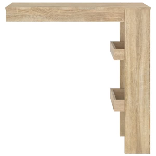 Barbord väggmonterat sonoma-ek 102x45x103,5 cm konstruerat trä - Barbord - Barbord Väggmonterat - Home & Living