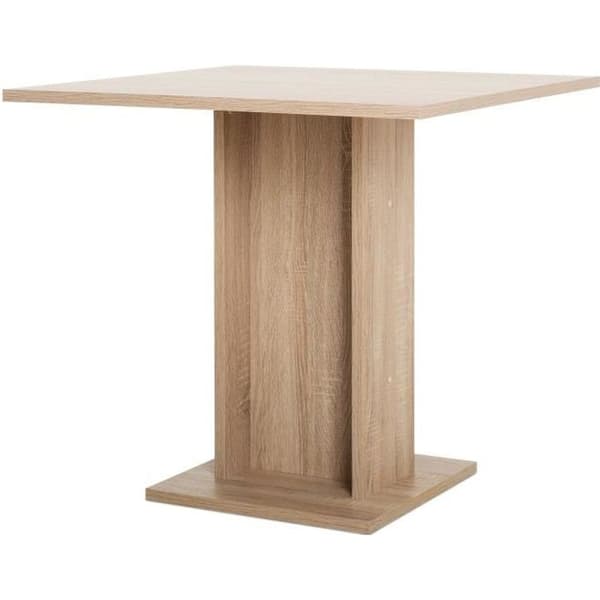 Matbord för 2 till 4 personer - Fyrkantigt - Klassisk - Ekdekor - GUSTAVE - L 80 x B 80 cm