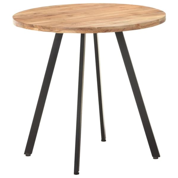 Ruokapöytä 80 cm täysi akaasiapuu