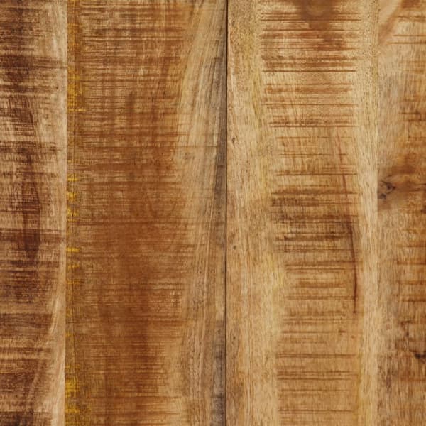 spisebord i massivt mangotræ og stål krydsstel 180 cm