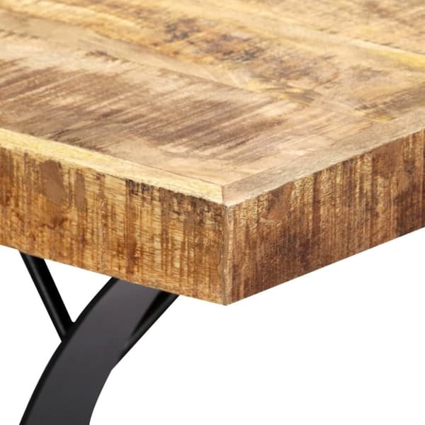 spisebord 180 x 90 x 76 cm massivt mangotræ