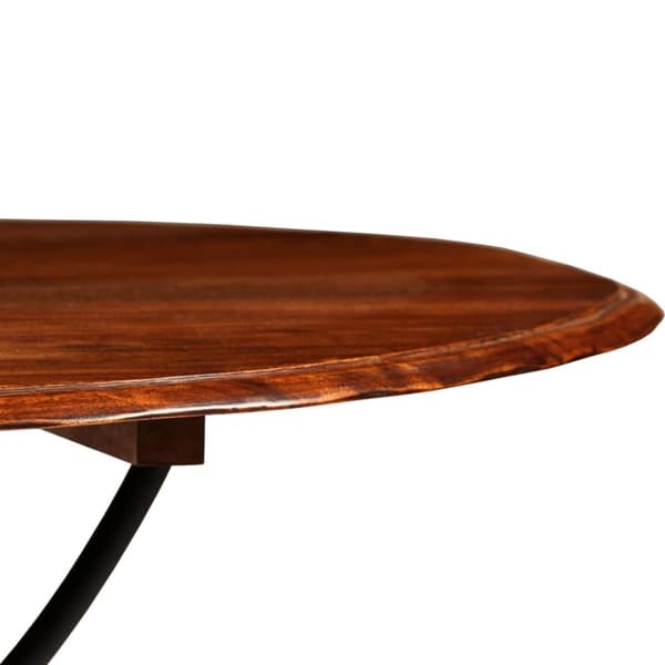 Matbord massivt trä med honungsfinish 120x76 cm