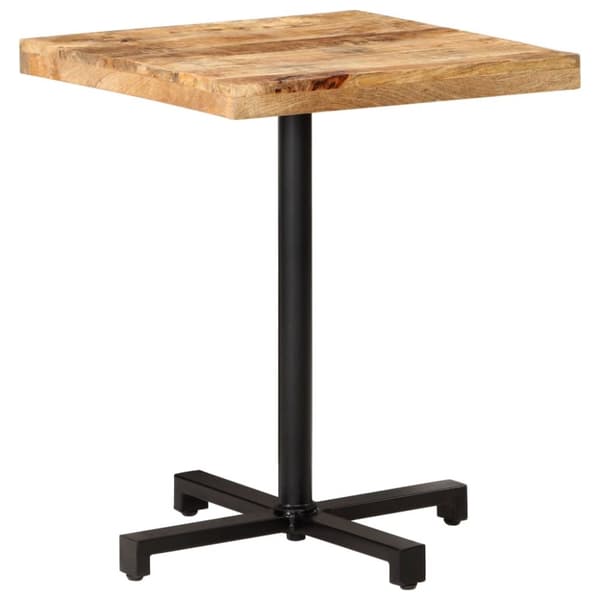 bistrobord 60x60x75 cm firkantet ru mangotræ