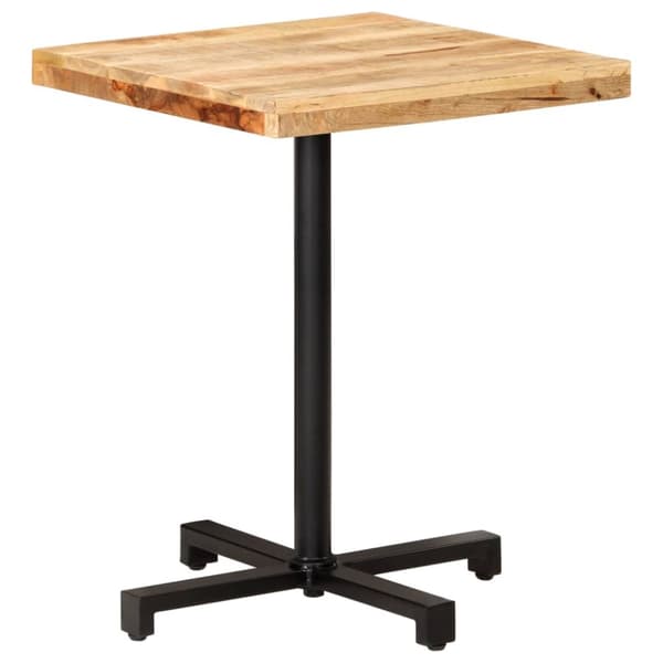 bistrobord 60x60x75 cm firkantet ru mangotræ