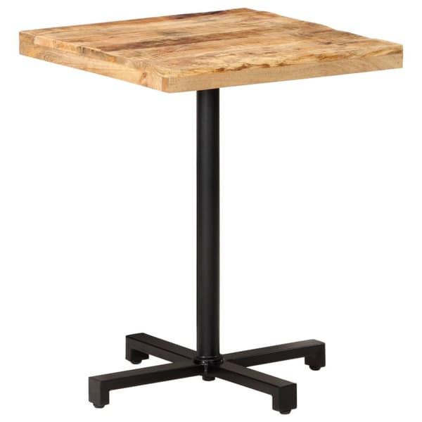 bistrobord 60x60x75 cm firkantet ru mangotræ