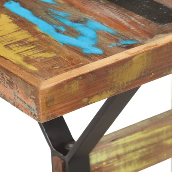 spisebord 140x70x76 cm massivt genbrugstræ