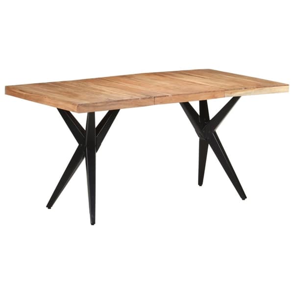 Matbord 160x80x76 cm massivt akaciaträ