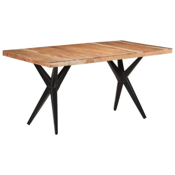 Matbord 160x80x76 cm massivt akaciaträ