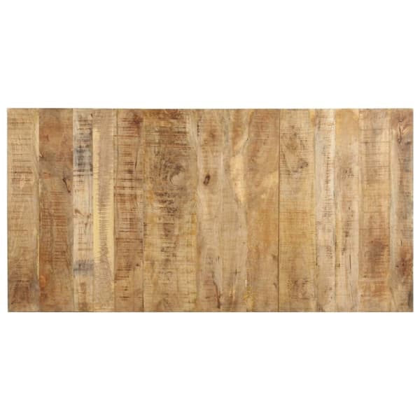 Ruokapöytä 180x90x76 cm karkea mangopuu