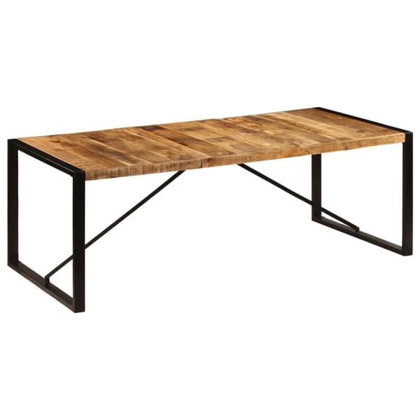 Matbord 220x100x75 cm massivt mangoträ
