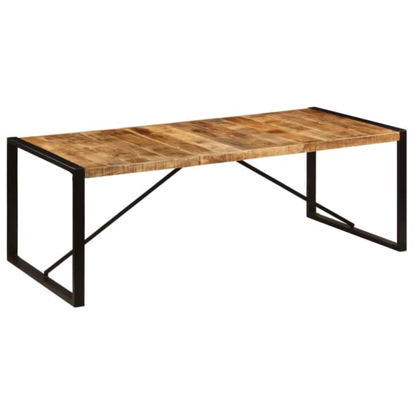 Matbord 220x100x75 cm massivt mangoträ