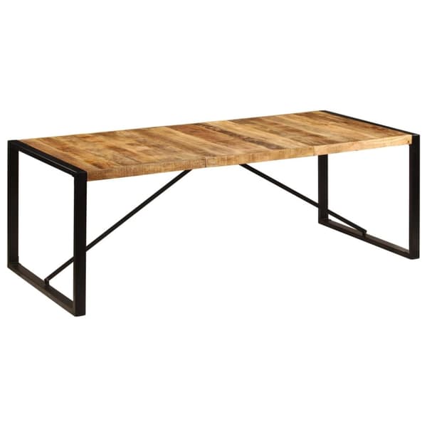 Matbord 220x100x75 cm massivt mangoträ