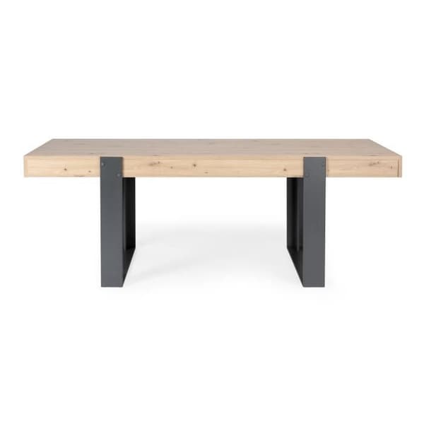 Matbord - Rektangulärt - Spånskiva - Industri - Loft - L 223,9 x D 93 x H 78,6 cm