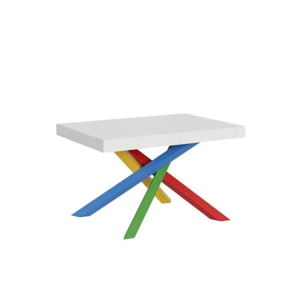 Utdragbart bord - Volantis - White Ash - 90x120/224 cm - För 10 personer