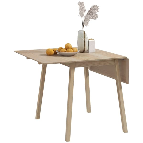 Taitettava Rootz-ruokapöytä - Kokoontaittuva ruokapöytä - Tilaa säästävä pöytä - Kestävä mänty - Monikäyttöinen - 86D x 110W x 75K cm (täysin taitettu