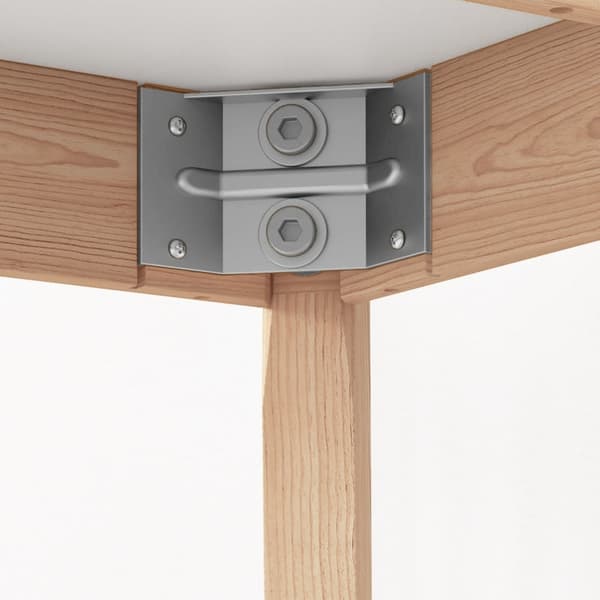 Rootz Spisebord - Køkkenbord - Pladsbesparende bord - Klassisk Scandi Design - Slidstærkt fyrretræ - 75cm x 75cm x 76cm