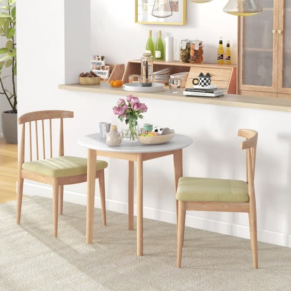 Rootz Spisebord - Køkkenbord - Pladsbesparende bord - Klassisk Scandi Design - Slidstærkt fyrretræ - 75cm x 75cm x 76cm