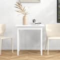 Miniatyrbild 7 av 10: Rootz Köksbord - Matbord - Fyrkantigt bord - Modern design - Massiv furu - 75cm x 75cm x 76cm - Vit