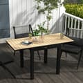 Pikkukuva 2 / 10: Rootz Garden Pöytä - Ulkopöytä - Patiopöytä - Säänkestävä - Laajennettavissa - Säädettävät jalkatuet - 162cm x 80cm x 75cm - Keltainen - Alumiini