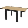 Pikkukuva 1 / 10: Rootz Garden Pöytä - Ulkopöytä - Patiopöytä - Säänkestävä - Laajennettavissa - Säädettävät jalkatuet - 162cm x 80cm x 75cm - Keltainen - Alumiini