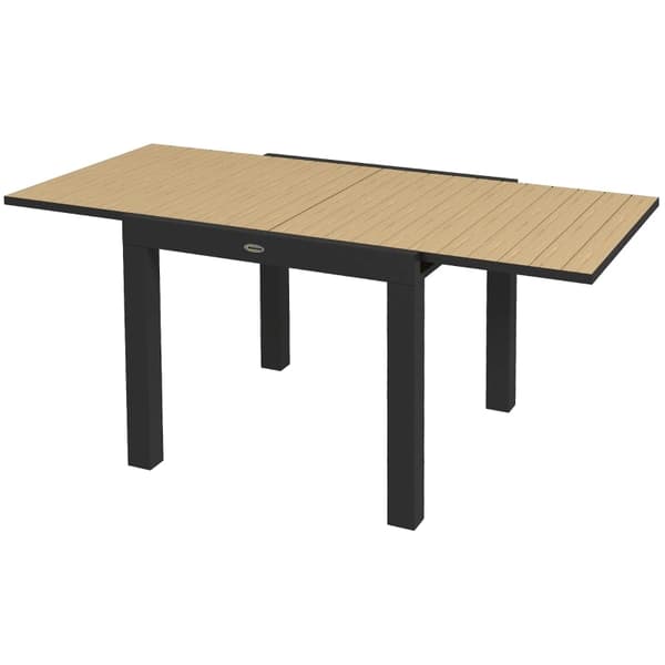 Rootz Garden Pöytä - Ulkopöytä - Patiopöytä - Säänkestävä - Laajennettavissa - Säädettävät jalkatuet - 162cm x 80cm x 75cm - Keltainen - Alumiini