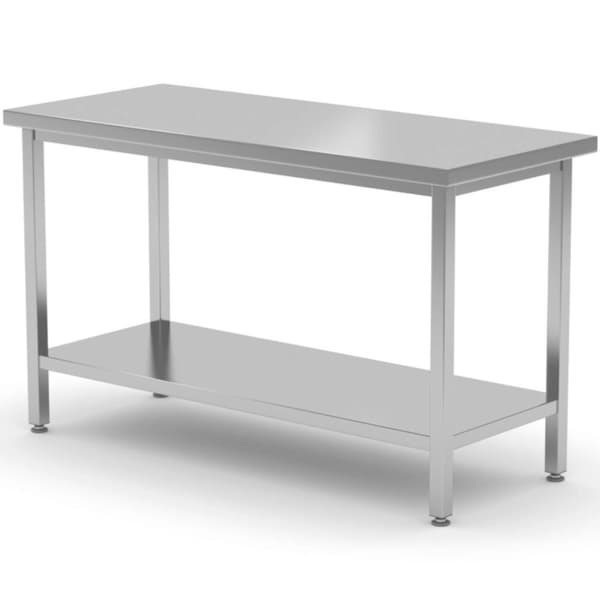 Central bordplade med hylde Budget Line 1000 x 600 x 850 mm - Hendi 817162