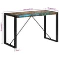 Miniatyrbilde 6 av 10: vidaXL Spisebord 120x55x76 cm gjenvunnet heltre