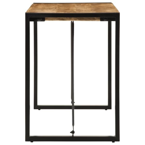 vidaXL Ruokapöytä 120x55x76 cm täysi karkea mangopuu