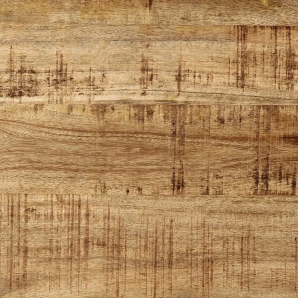 vidaXL Ruokapöytä 120x55x76 cm täysi karkea mangopuu