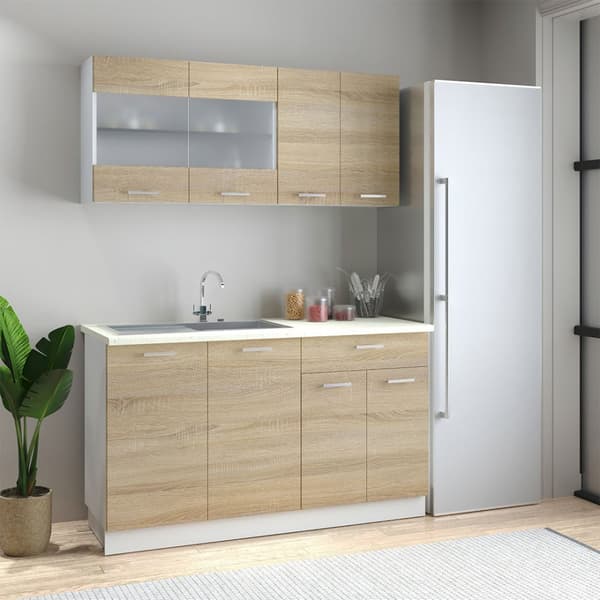 Esilo køkkenbordplade 120 cm hvid.