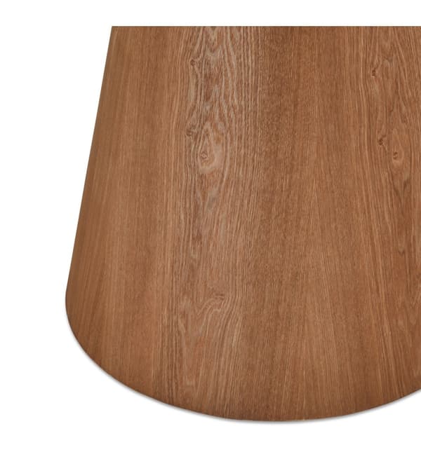 Rootz ruokapöytä - Pyöreä pöytä - Keittiön pöytä - MDF ja viilu - Tyylikäs muotoilu - Tilatehokas - Vakaa ja tukeva - 120cm x 120cm x 76cm