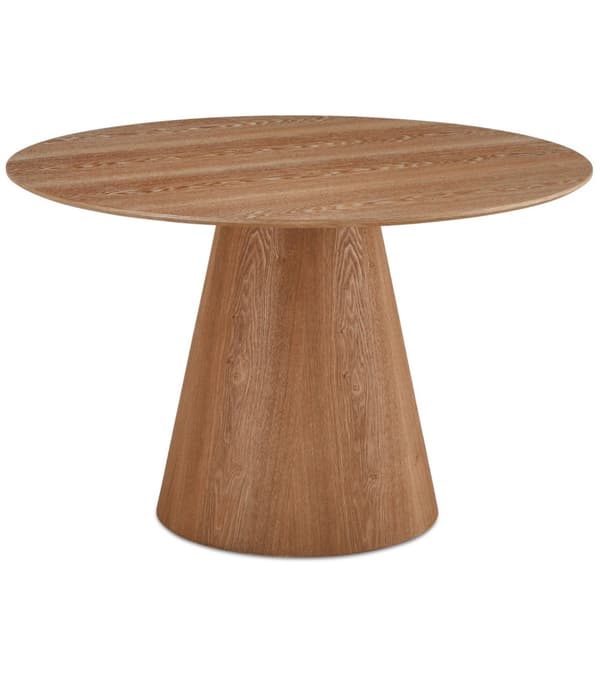 Matbord Rootz - Runt bord - Köksbord - MDF och faner - Elegant design - Utrymmeseffektivt - Stabilt och robust - 120cm x 120cm x 76cm