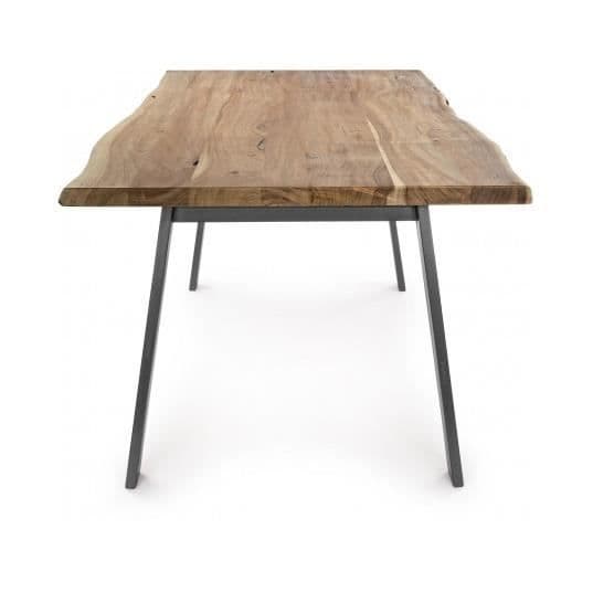 Matbord - Aron - 200 x 95 cm - Brun - Akaciaträ - 8 platser