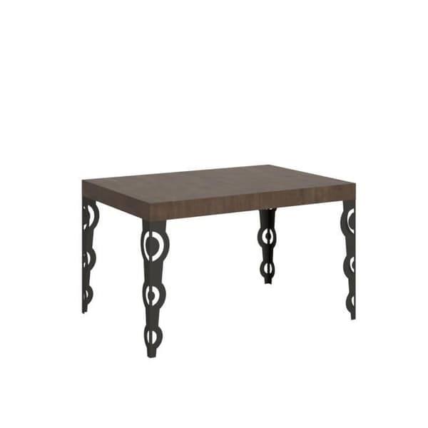 Utdragbart bord - Karamay - Valnöt - 90x140/244 cm - Antracitram
