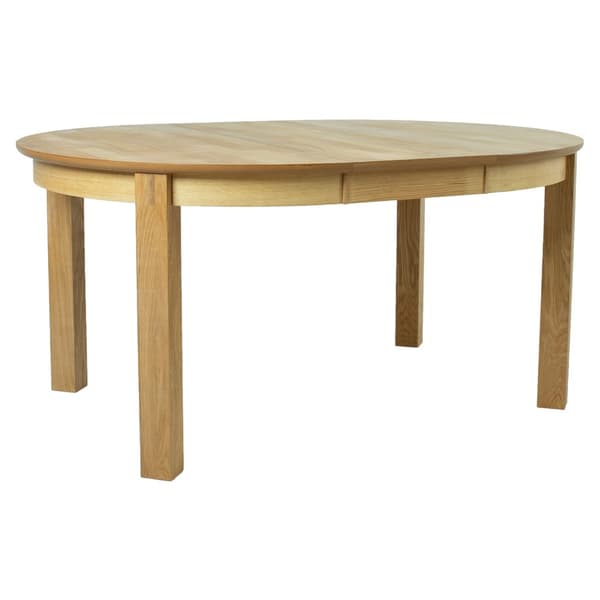 Ruokapöytä CHICAGO NEW pyöreä 120cm viilutettu puurunko, jatkopalalla, ruskea