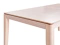 Miniatyrbilde 9 av 11: Uttrekkbart Spisebord Hvitkalket MDF-plate i Lyst Tre 180/240 x 90 cm Ben i Gummitre