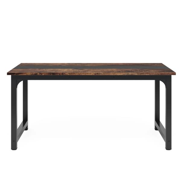 Modern matbord, 31,5" x 63", Rymligt och Hållbart,Choklad