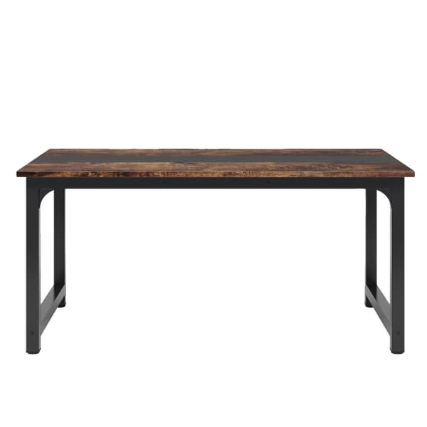 Modern matbord, 31,5" x 63", Rymligt och Hållbart,Choklad