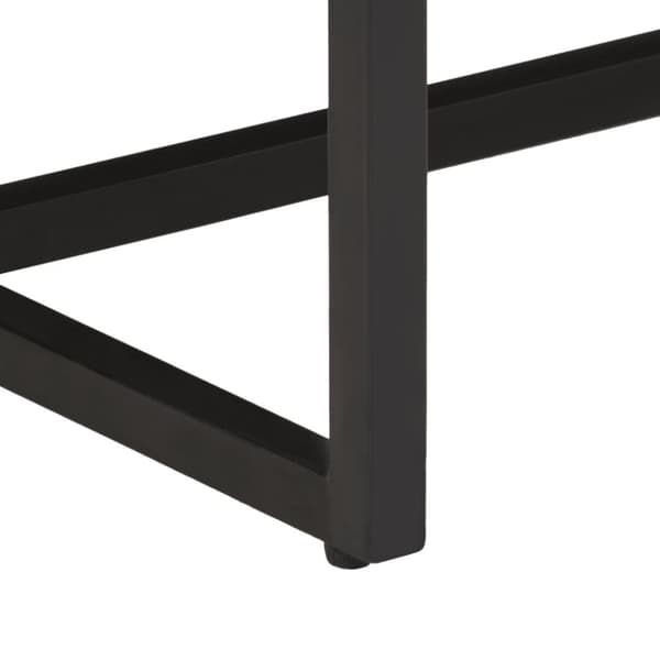 vidaXL Matbord 110x55x75 cm massivt grovt mangoträ