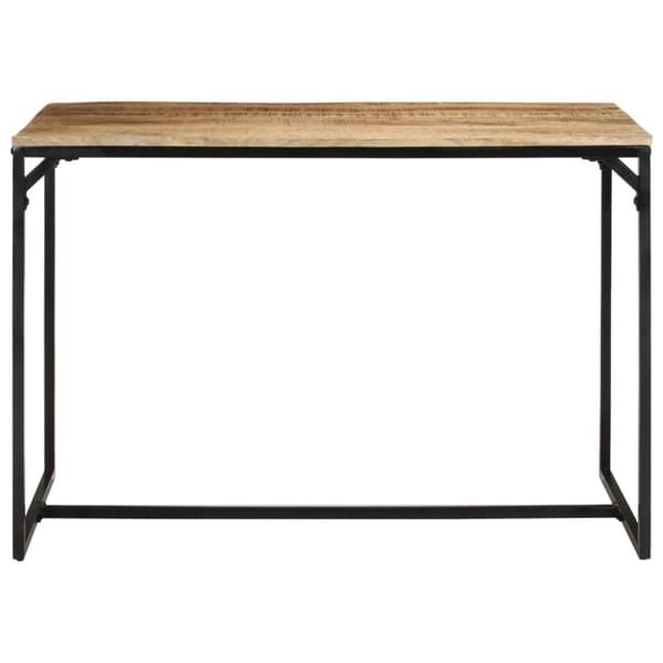 vidaXL Matbord 110x55x75 cm massivt grovt mangoträ