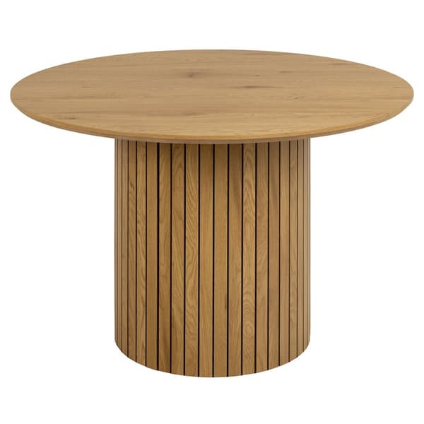 Yale spisebord Ø120cm eik dekor.
