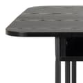 Miniatyrbilde 6 av 10: Darlington spisebord 140x40, 80cm uttrekkbar svart.