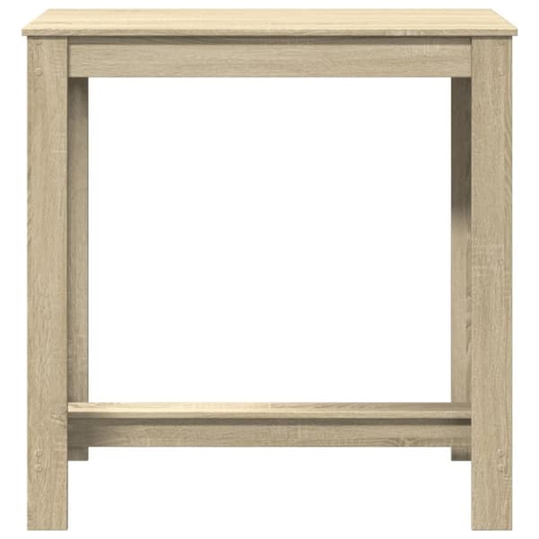 vidaXL Barbord sonoma-ek 102x50x103,5 cm konstruerat trä