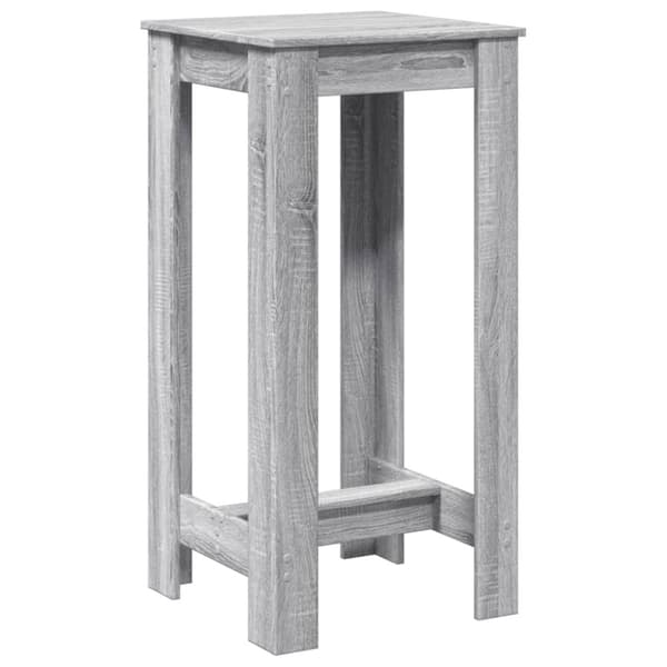 vidaXL Baaripöytä harmaa Sonoma 51x50x103,5 cm tekninen puu