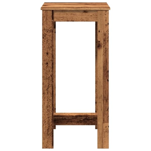 vidaXL Barbord gammelt tre 51x50x103,5 cm konstruert tre