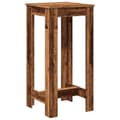 Miniatyrbilde 7 av 11: vidaXL Barbord gammelt tre 51x50x103,5 cm konstruert tre